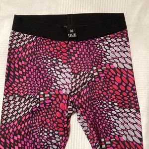 HUE BRAND - Workout legging medium pink/ multi
